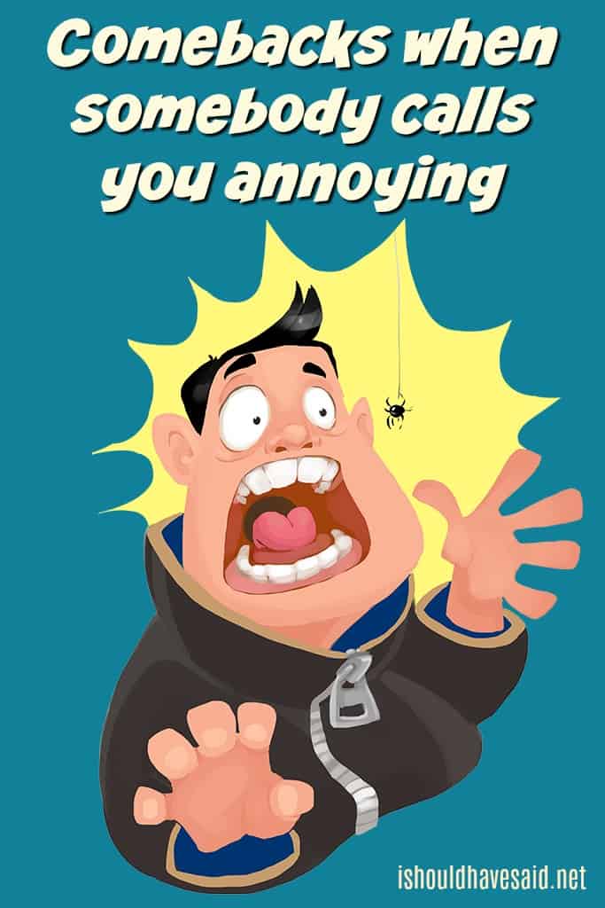 What To Say When Someone Says You re Annoying I Should Have Said