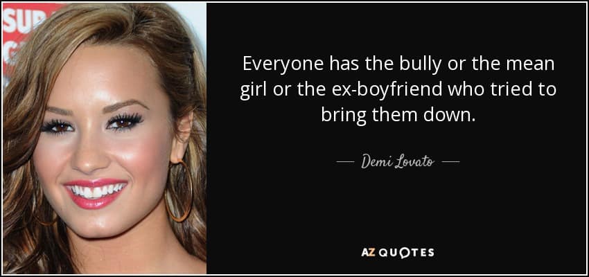 demi levato on mean girls and bullies