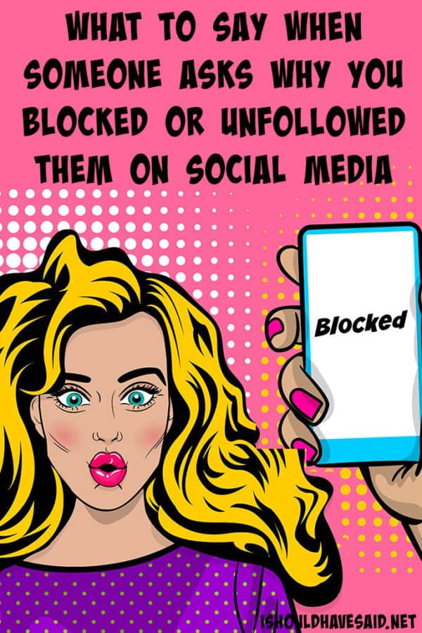 Great Replies When Someone Asked Why You Blocked Them On Facebook I 
